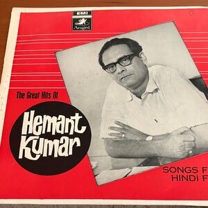 The Great Hits of Hemant Kumar songs  Vinyl Record
